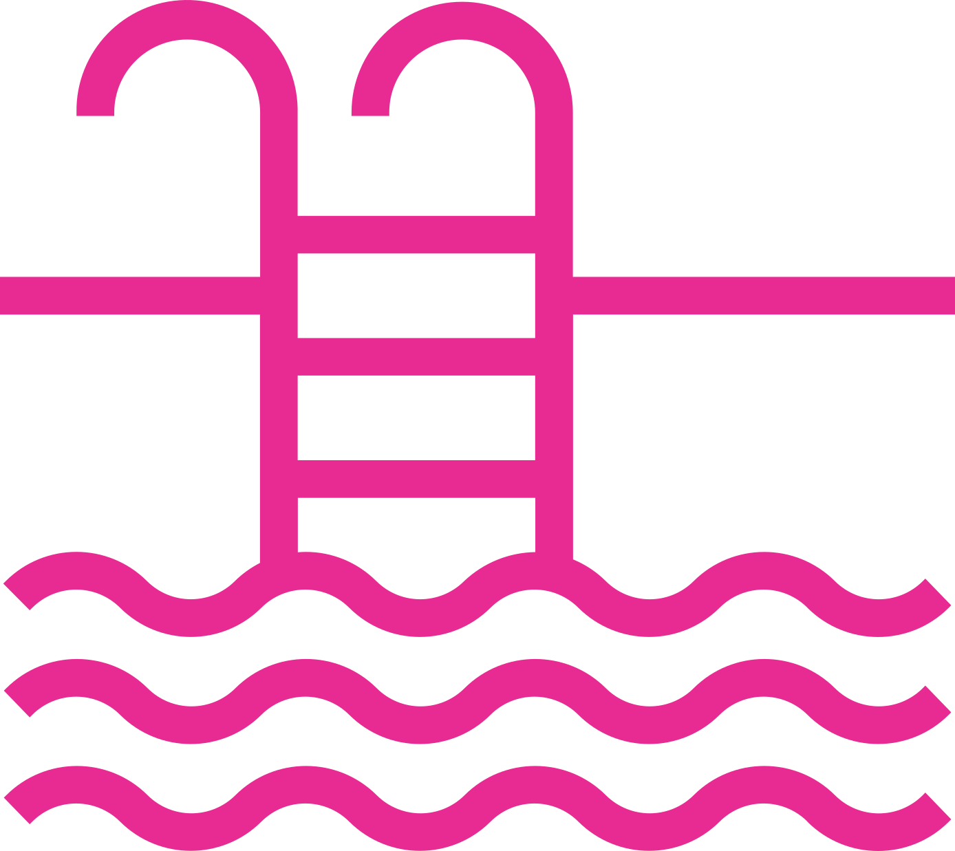 Piscine chauffée