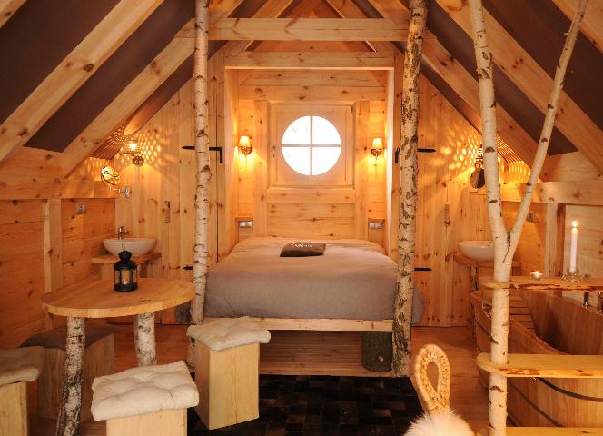 Cabane en bois Domaine du Lac Chambon
