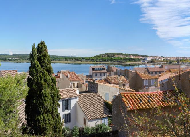 Gruissan vue panoramique