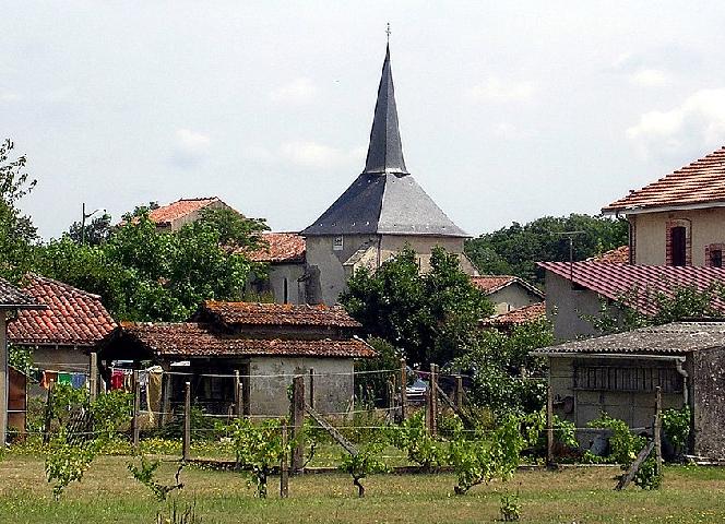 l'église de Saint-Paul-en-Born
