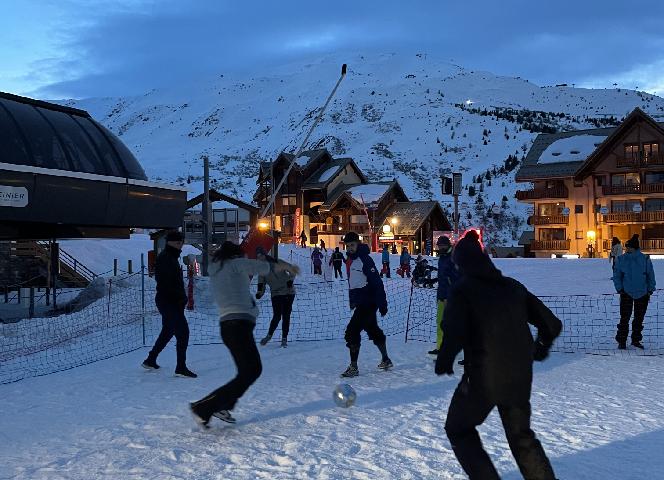 Foot sur neige Valmeinier