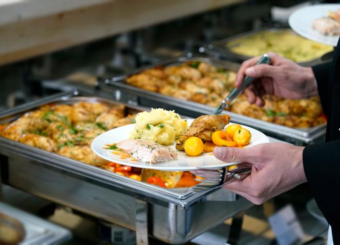 Buffet groupe demi-pension Cévéo