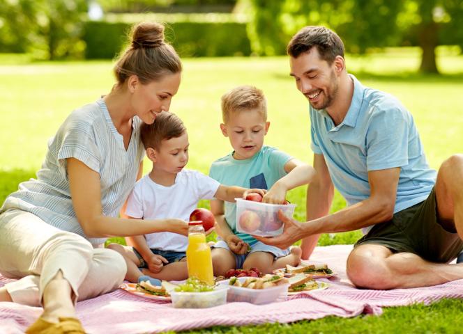Campagne-famille-pique-nique