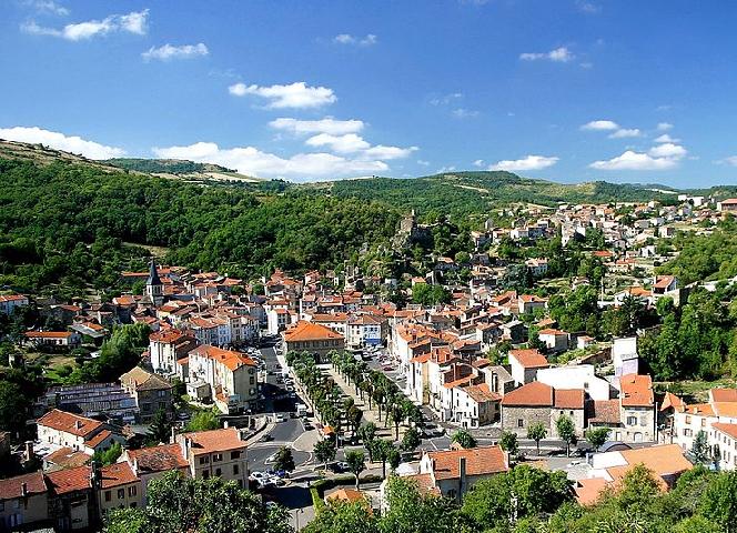 Vue panoramique Champeix
