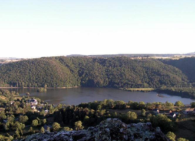 Le lac Chambon, depuis la « Dent du Marais »