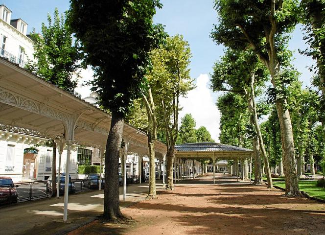 Le parc des sources, à Vichy