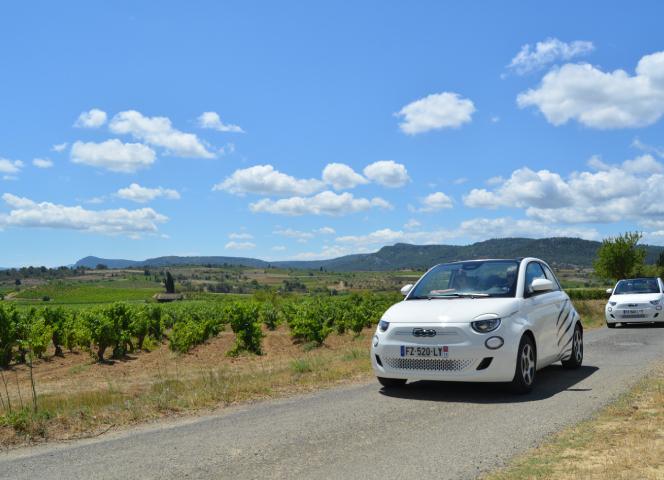 Gruissanot’Tour en Fiat 500 électrique