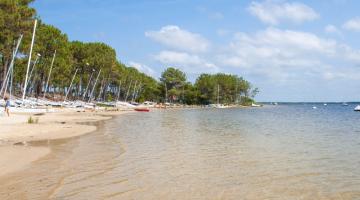 Plage du lac de Carcans