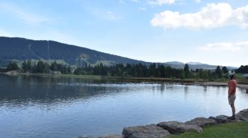 Vue lac Résidence Bois d'Amont