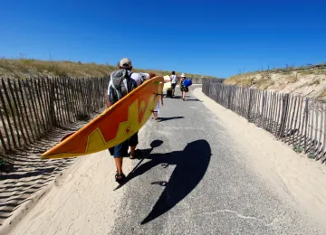 Surf à Mimizan Plage