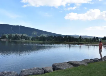 Vue lac Résidence Bois d'Amont